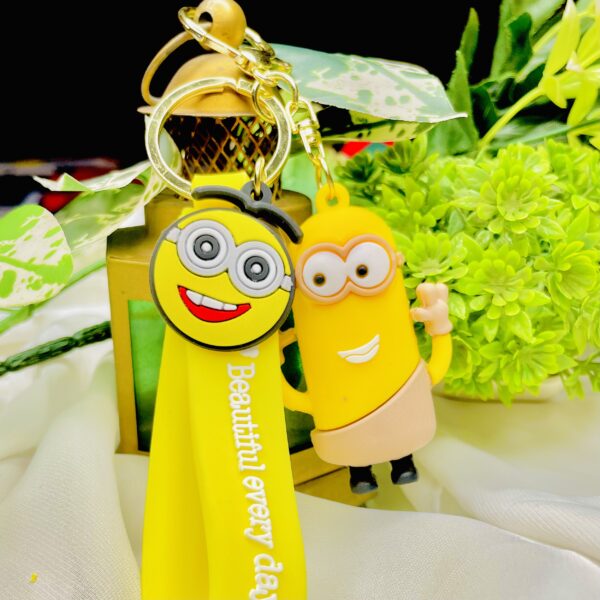 Minion Silicon Keychain Cosplay Animal Version