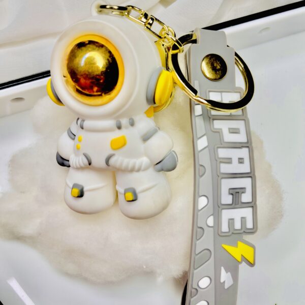 Silicone Space Astronaut 3D Keychain - Image 2