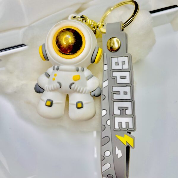 Silicone Space Astronaut 3D Keychain