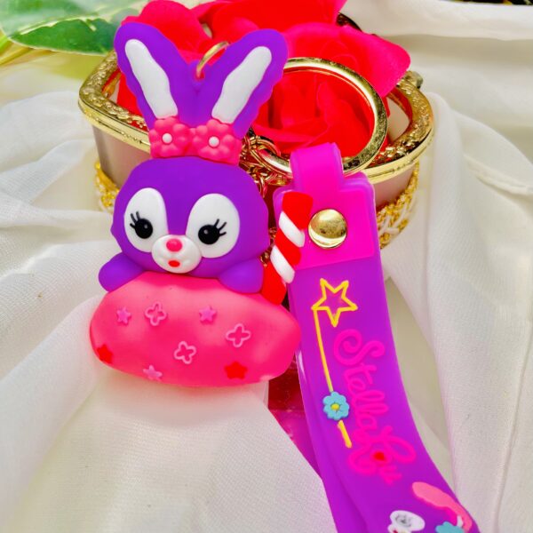 Cute Rabbit Korean 3D Keychain
