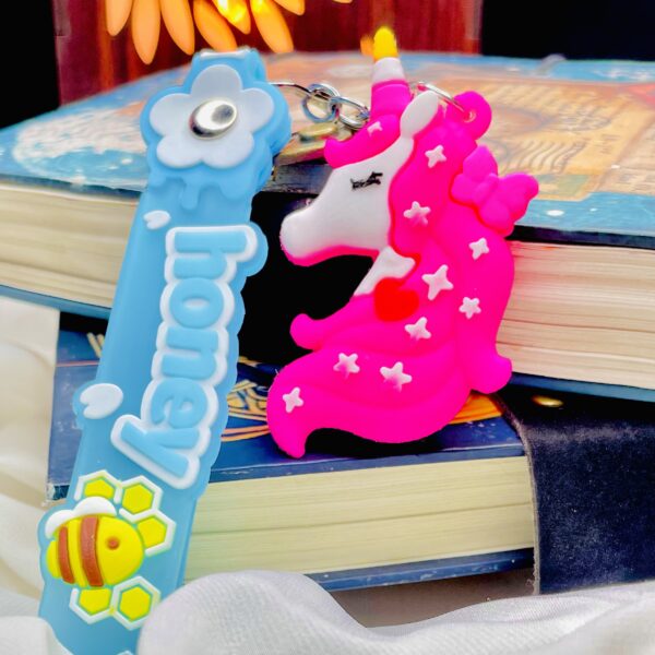 Unicorn Rubber Silicone Keychain