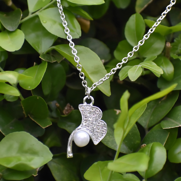 White Silver Stone Seashell Pearl - Image 5