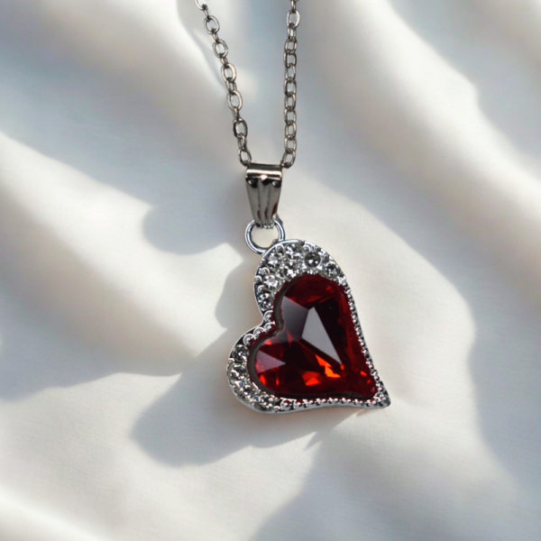 Cherish Glow Red Heart Peandant