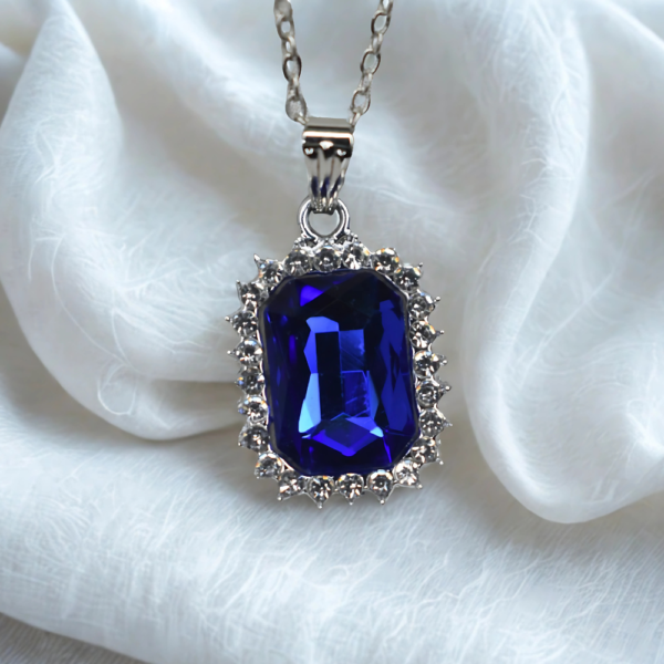 Royal Blue Crystal Charm
