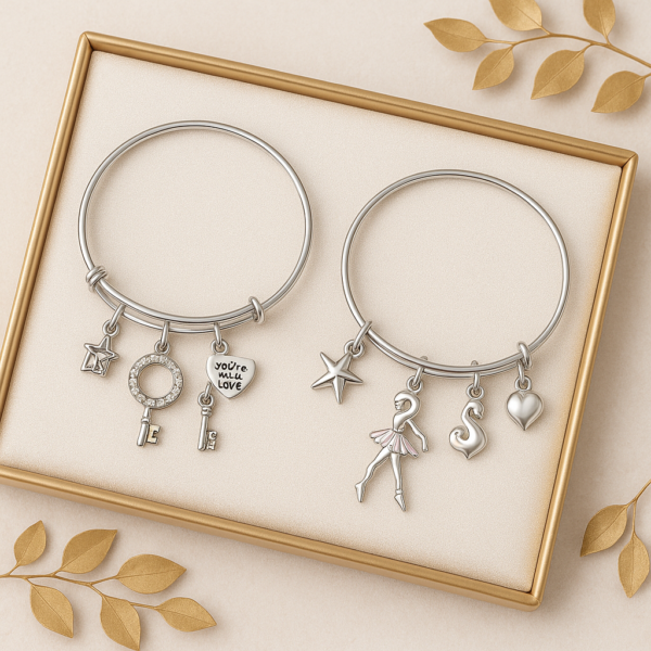 Chinese Style Fancy Kada – 2-Piece Traditional Statement Bangle Set for Women