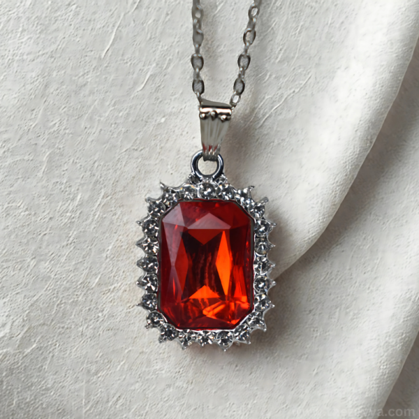 Timeless Red Crystal Pendant