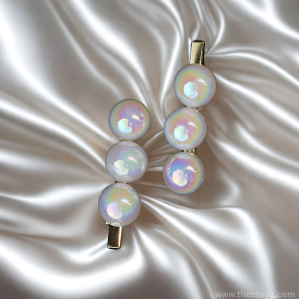 Glow Pearl Seashell hairpin