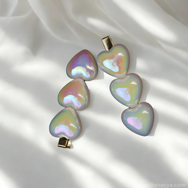 Heart Glow Pearl Hairclip