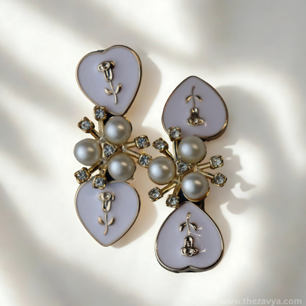 Victoria Rose Heart Hairclip