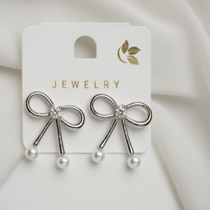 Twinkle Bow Korean Studs